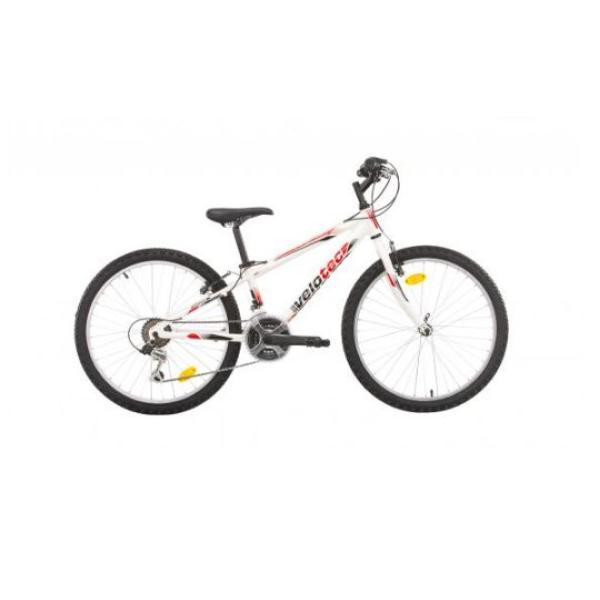 Велосипед Velotec Tempo V3 24 Бял/червен